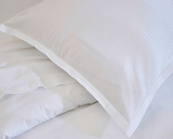 Taie d'oreiller GRAND HÔTEL BLANC - Tradilinge