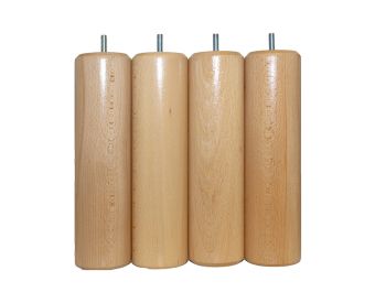 Pieds de lit cylindriques 25 cm