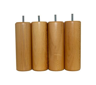 Pieds de lit cylindriques 20 cm