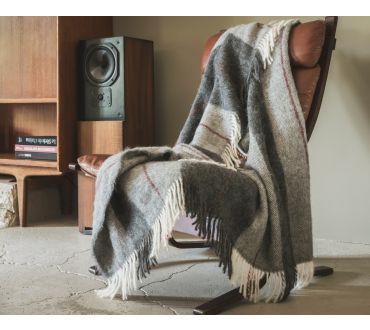 Plaid ALPACA  - Brun de Vian Tiran