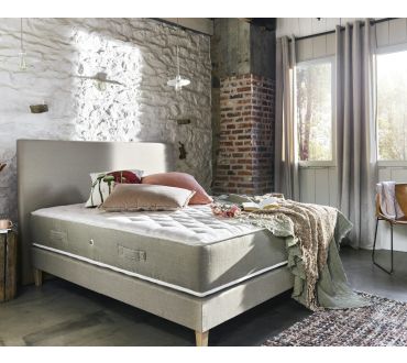 Tête de lit Clara tissu Lin Naturel français